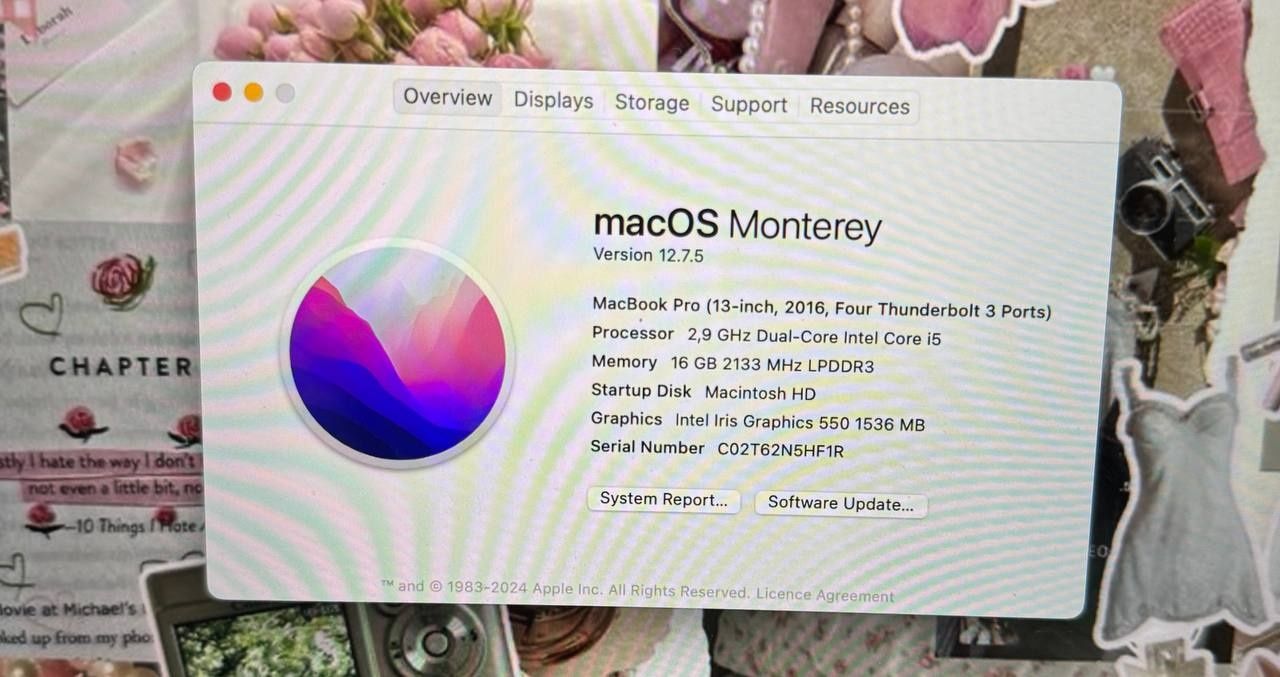 Apple Macbook Pro 2016 512/16