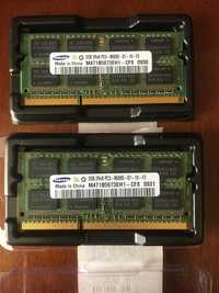 2x2 GB DDR3-1066 SODIMM