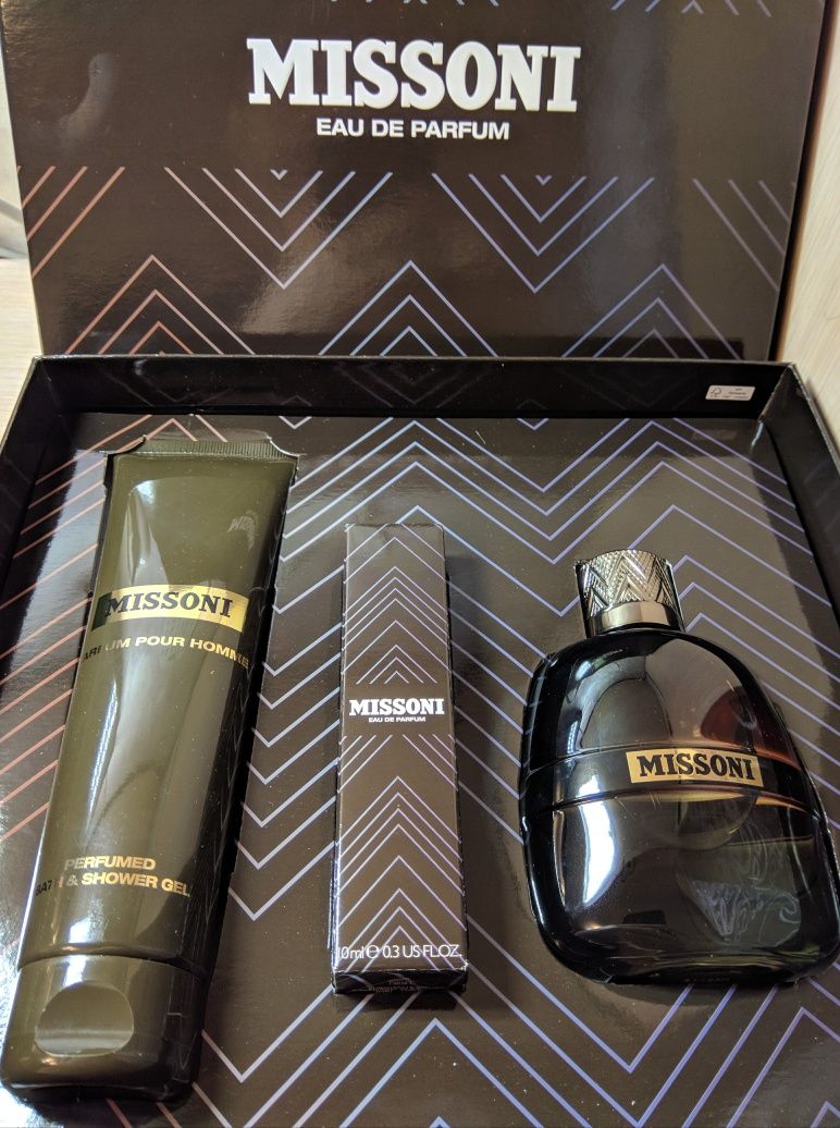 Парфюмерный набор Missoni Parfum Pour Homme.Оригинал 100%.
