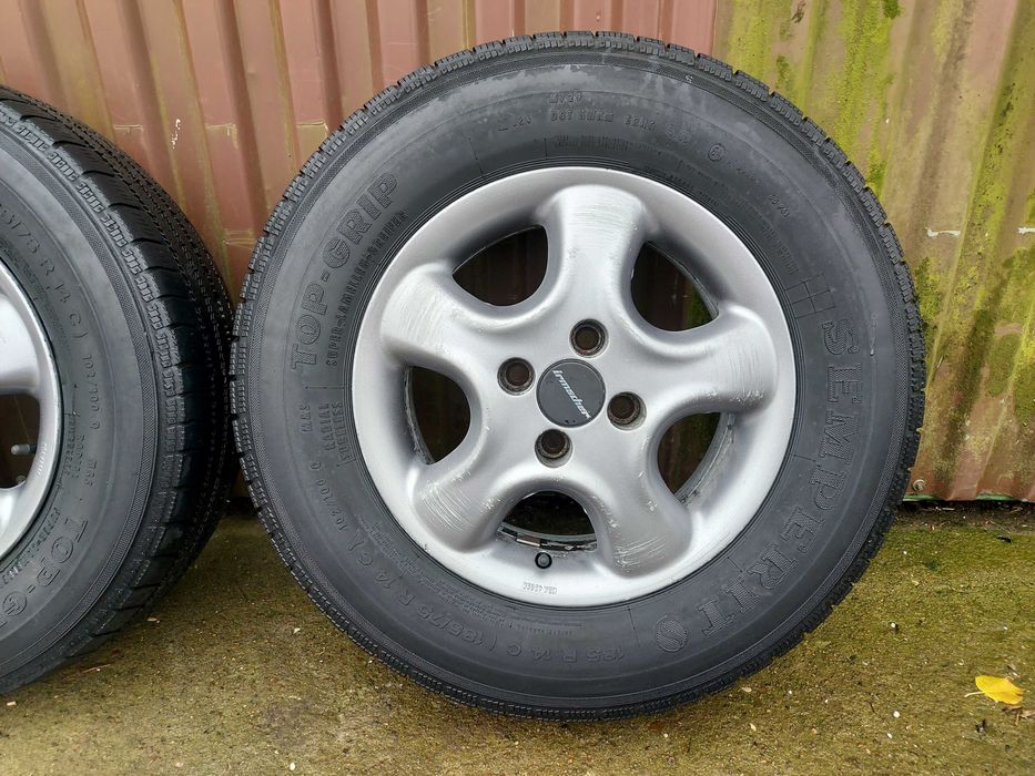 Alufelgi 5.5x14 ET49 Opel 4x100 koła letnie Irmscher KBA43036 4szt