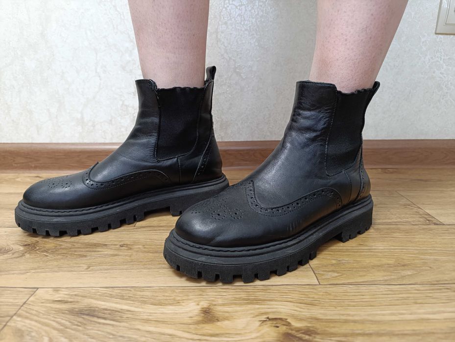 Демісезонні Челсі, турецька м'яка шкіра, 38 розмір