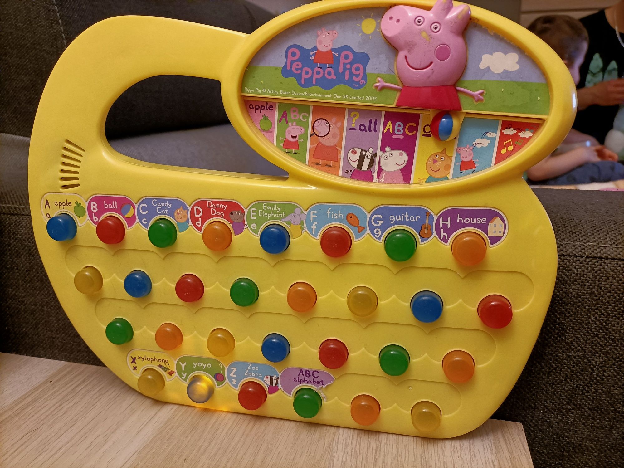 Peppa Pig interaktywna edukacyjna zabawka gra