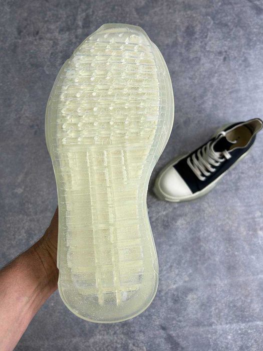 Rick Owens DRKSHDW Abstract Ramones jumbo lace geobasket кеди кросівки