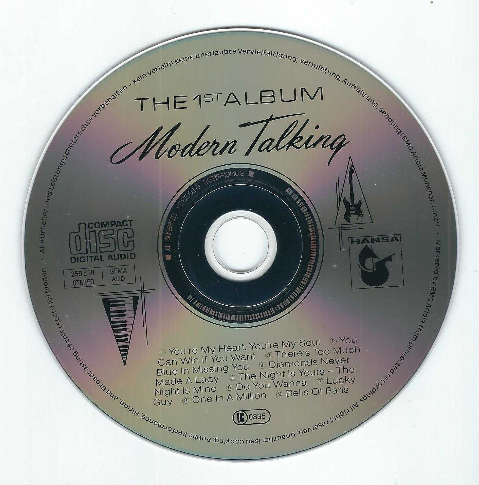 CD Modern Talking - The 1st Album (1988) (Hansa)