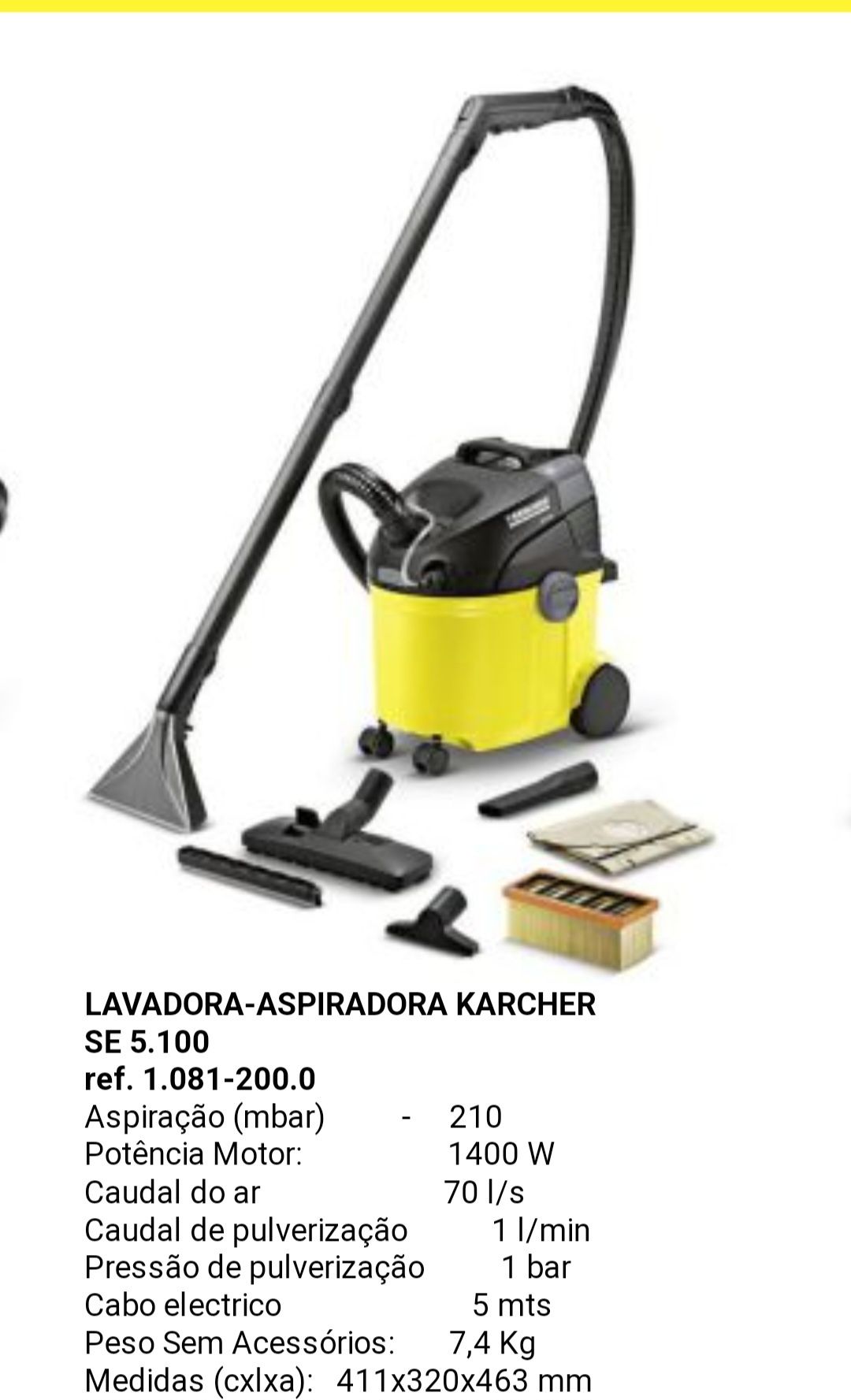 Alugo Karcher - Aspirador-Lavadora SE 5.100