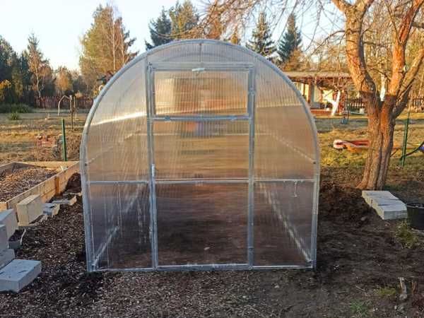 Mini Szklarnia Tunel 2x4 2x6 2x8 2x10 Poliwęglan 4mm Profil 20x20mm