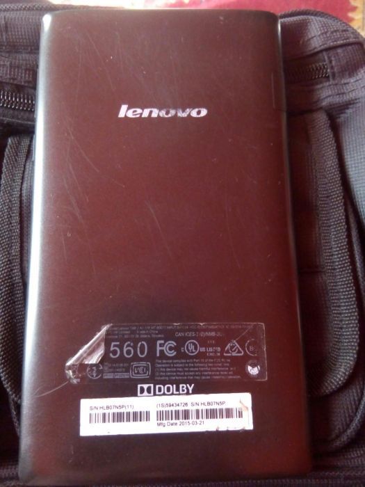 Tablet lenovo uszkodzony