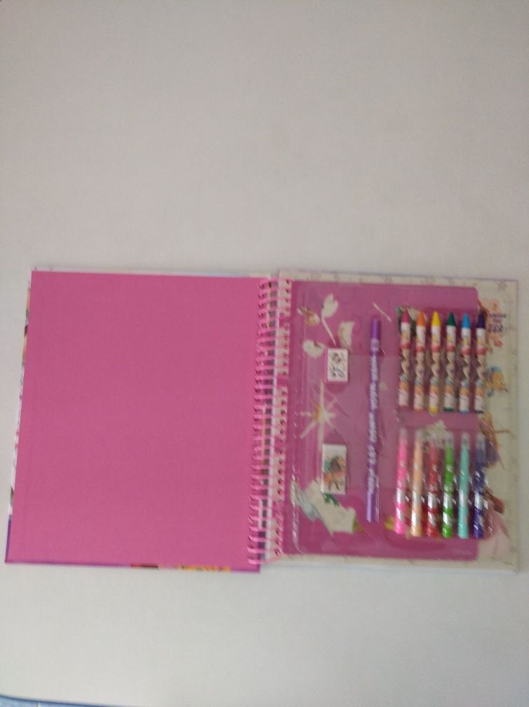 Livro novo das Princesas com material de pintura