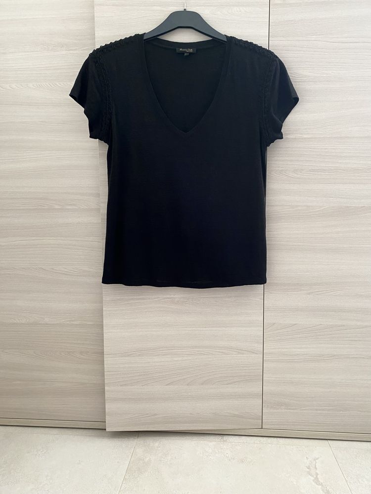 Koszulka, t- shirt Massimo Dutti r.34 100% len