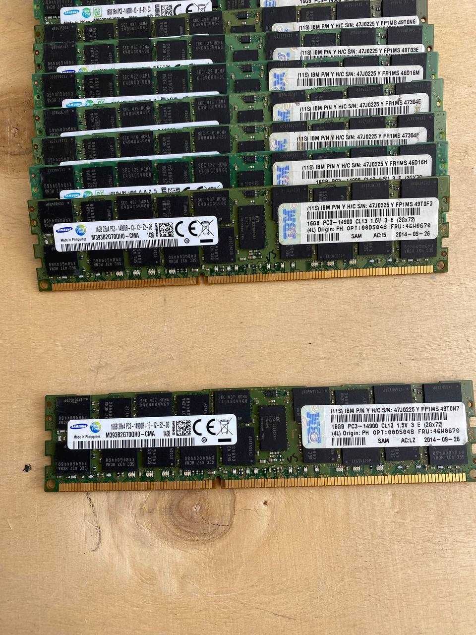ОЗУ RAM DDR3 16Gb ECC Registered Samsung PC14900 1866Мгц