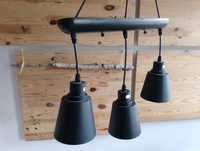 Lampy loft potrójne, dwie sztuki