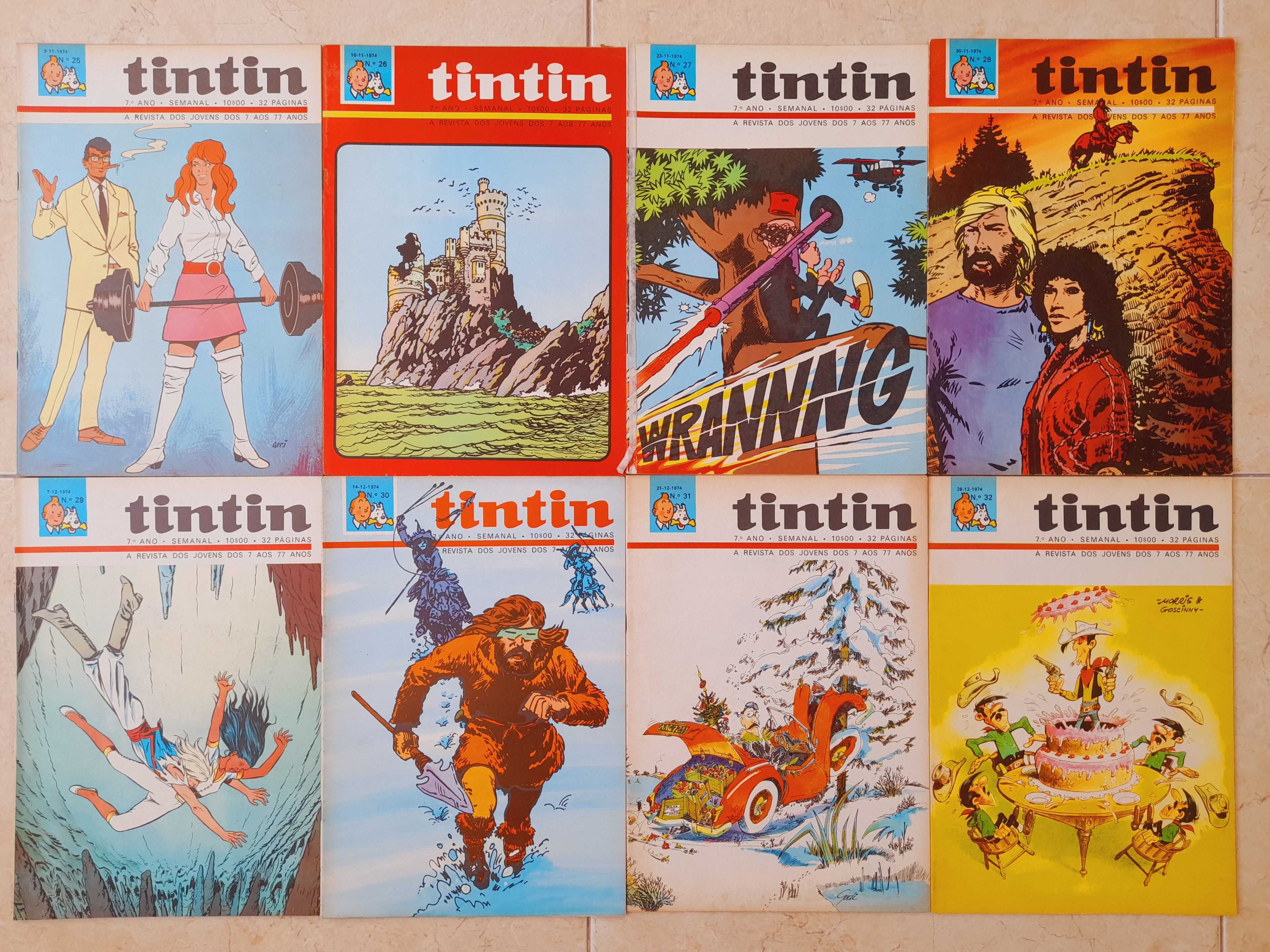 Revista Tintin 7º Ano 1 a 52 (Ano completo)