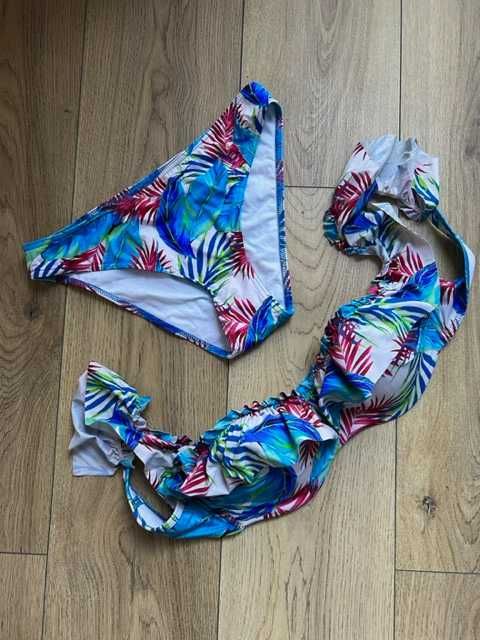 Lorin strój kąpielowy dwuczęściowy w kwiaty 80B, L