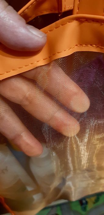 Помаранчева пляжна сумка  Vichy косметичка Vichy