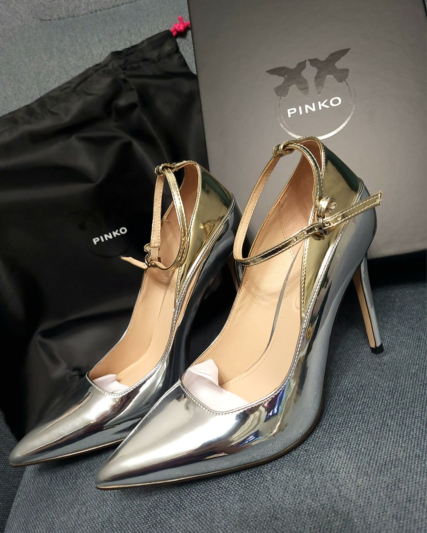 Nowe buty szpilki PINKO Clarice r. 36 (23.4cm)