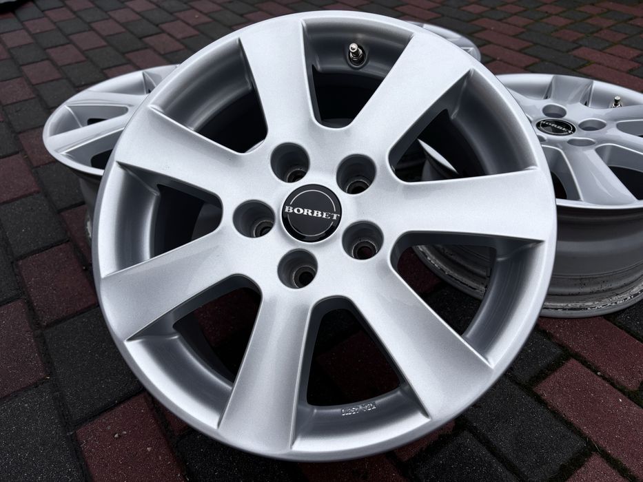 Felgi Borbet 5x112 7Jx16” ET38 VW Seat Skoda Audi Golf A3 Passat Toura