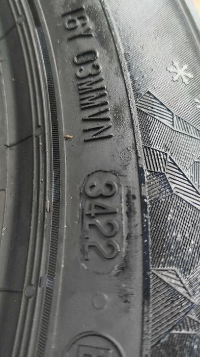 Opony Zimowe 195/55/15 Semperit 2szt 8mm 2022r Jak Nowe