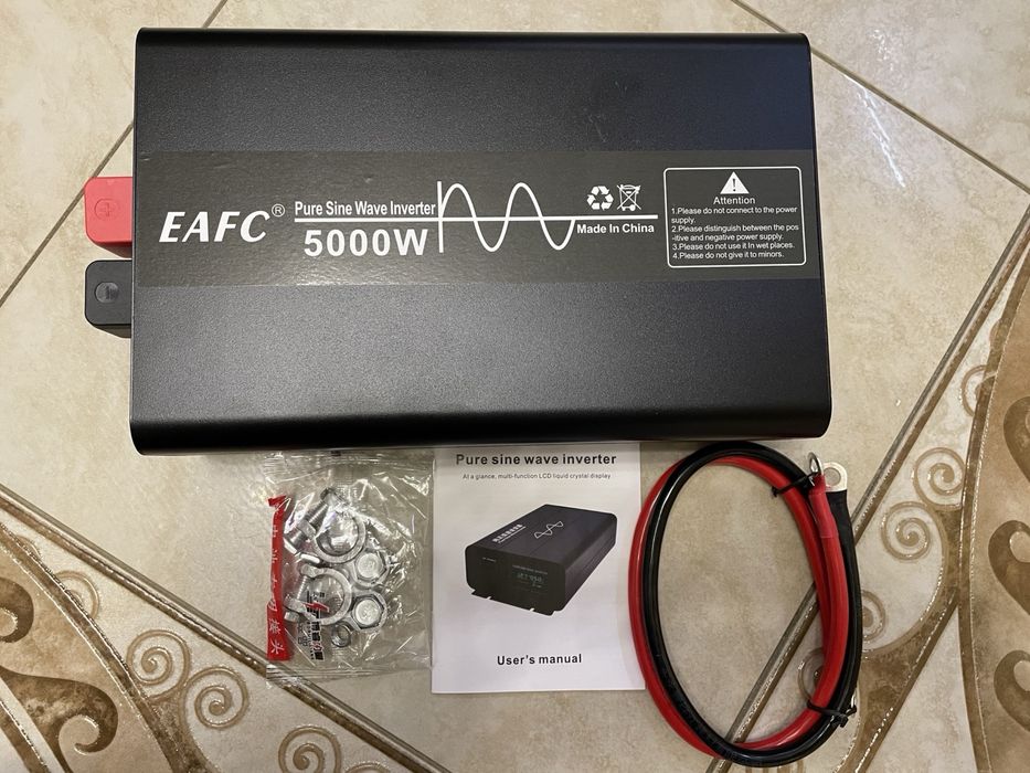 Інвертор з чистою синусоїдою 5000W Power DC 12V To AC 220V