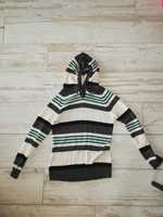 Sweter Terranova S paski kaptur Small