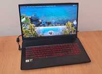 Ноутбук MSI 17.3" IPS 144Гц, i7 10750Н, ddr4 16Gb, GTХ1650 4Gb ssd 512