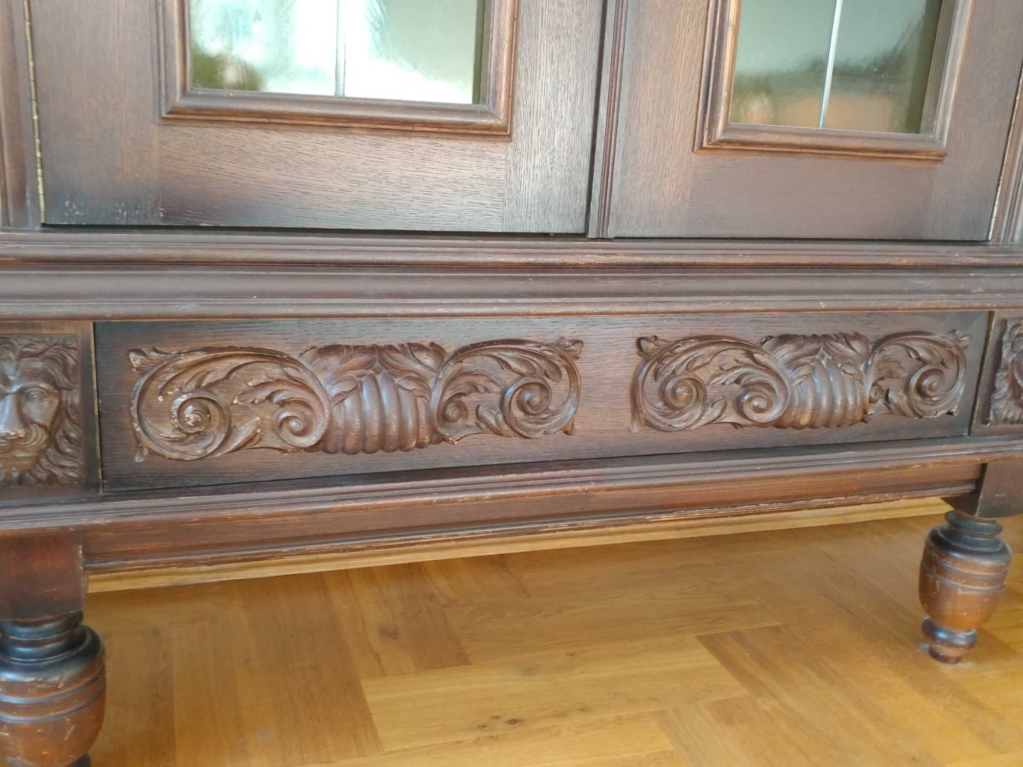 Antyk kredens witryna mebel stylowy - Lublin