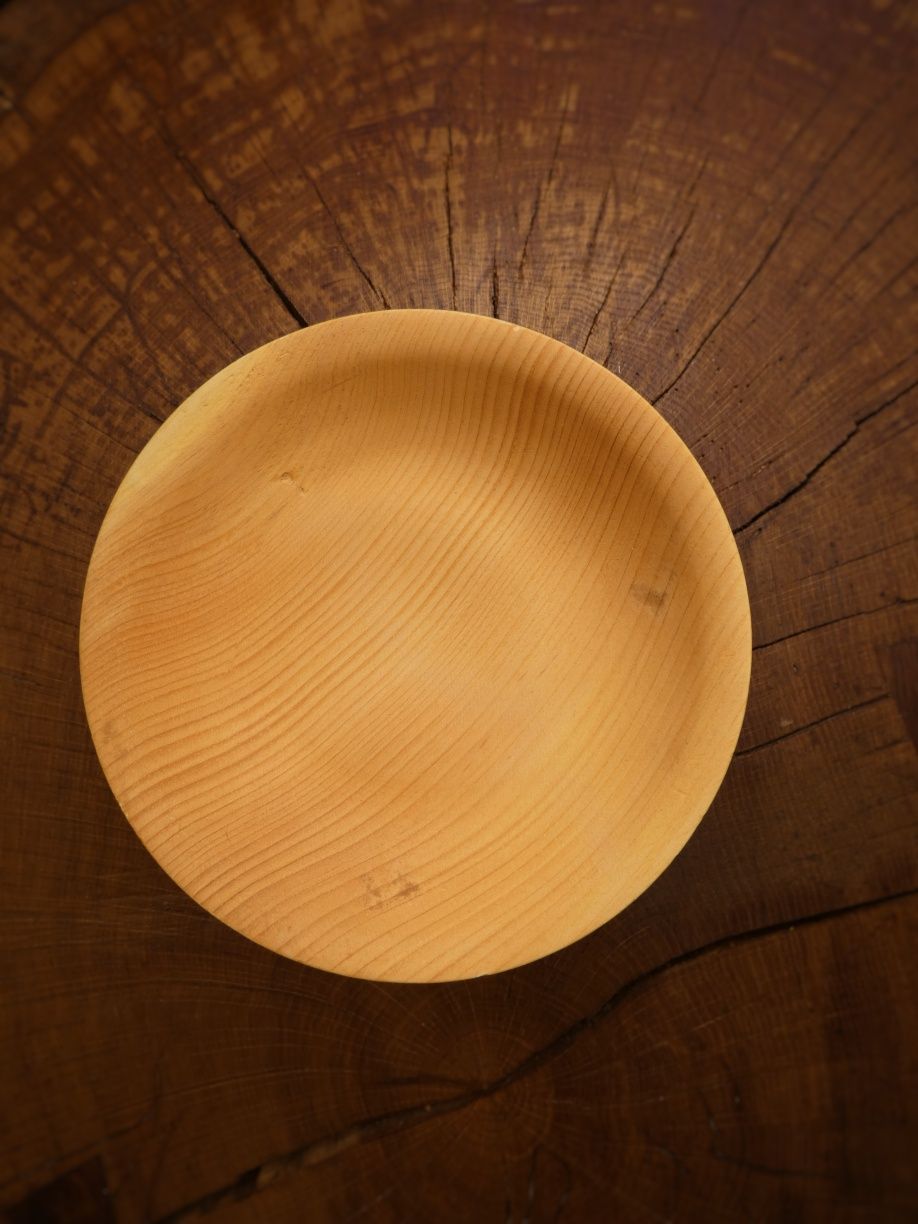 Miska drewniana sosna wejmutka handmade wooden bowl boho rękodzieło