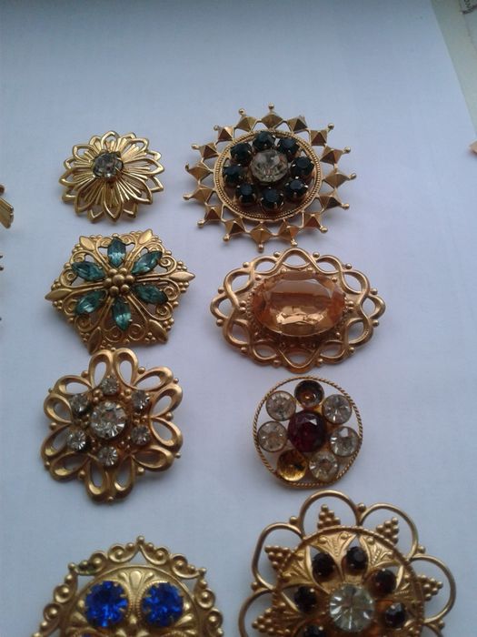 Советские брошки позолота СССР позолоченные , брошь , брошка