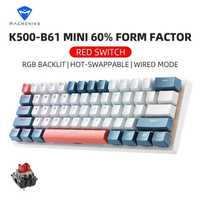 Клавиатура механическая Machenike K500-B61 Red Switch Новые!