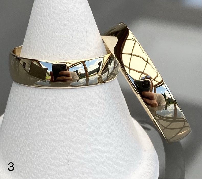 ZŁOTE Obrączki PARA-PR 585 5mm Hit! Wszystkie rozmiary jedna Cena !