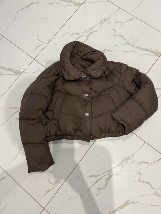 Жіноча трендова куртка,біо пух,натуральне хутро