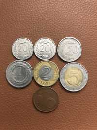 Монети Польські та європейські 20грош-5злотих