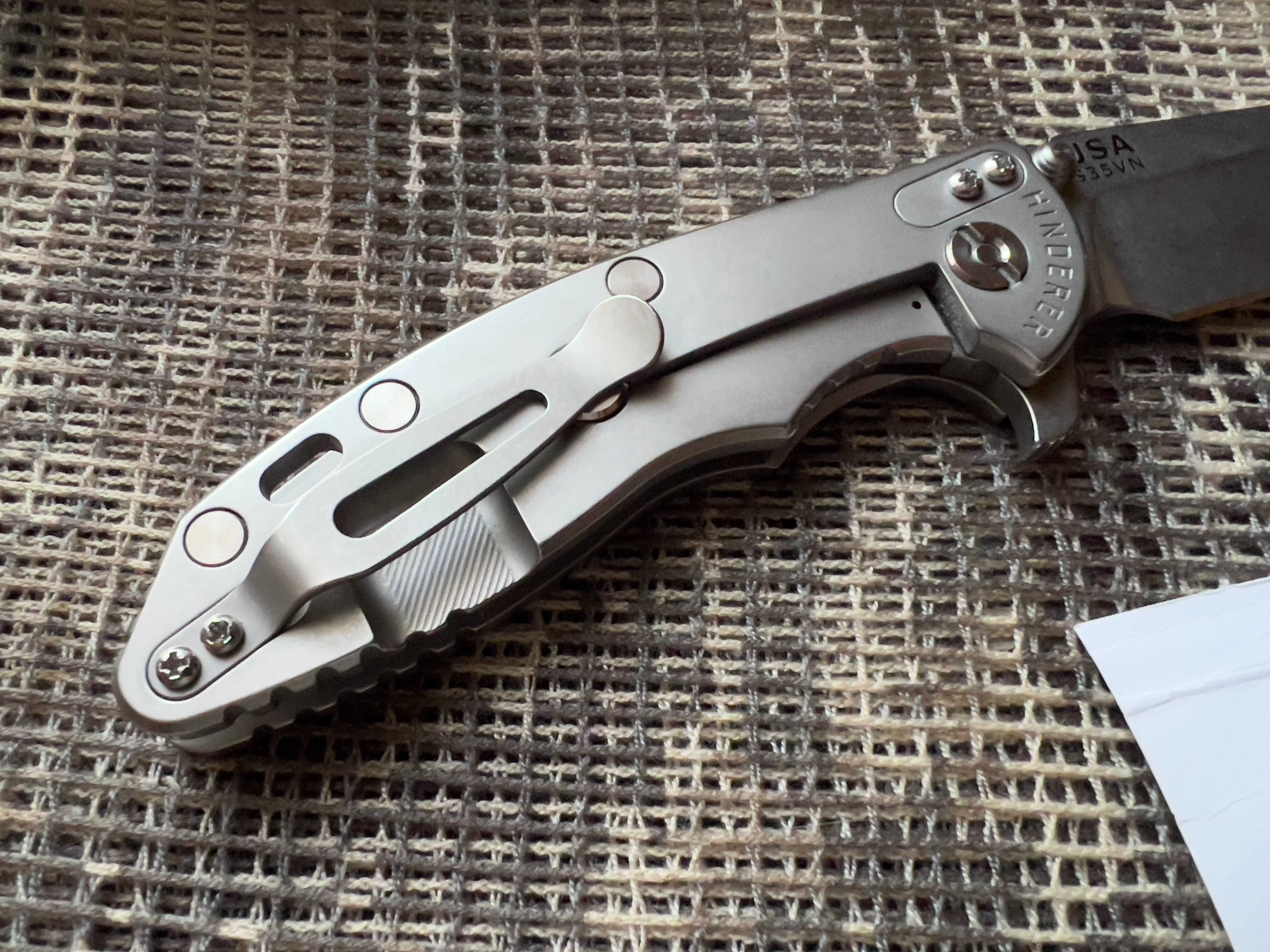 Nóż Hinderer XM18 3.5 Fatty S35VN tytan