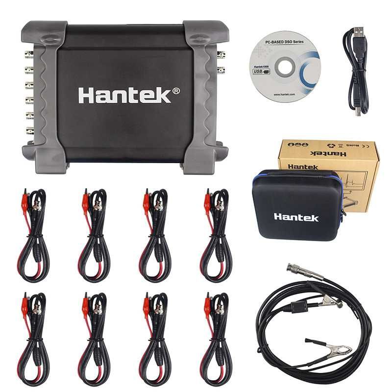 Hantek 1008A 1008C автомобильный USB осциллограф, 8-chanel, генератор
