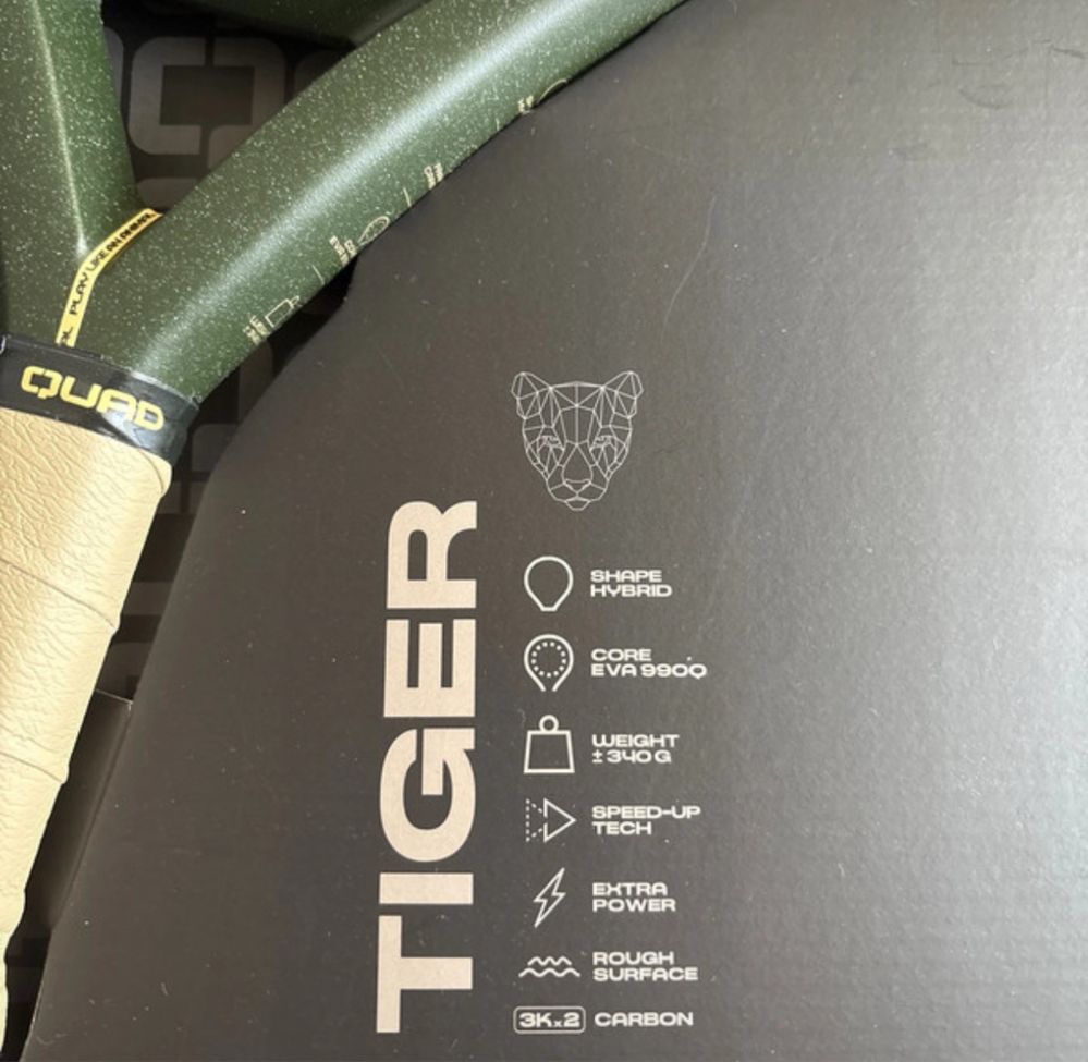 Raquete Padel Quad Tiger