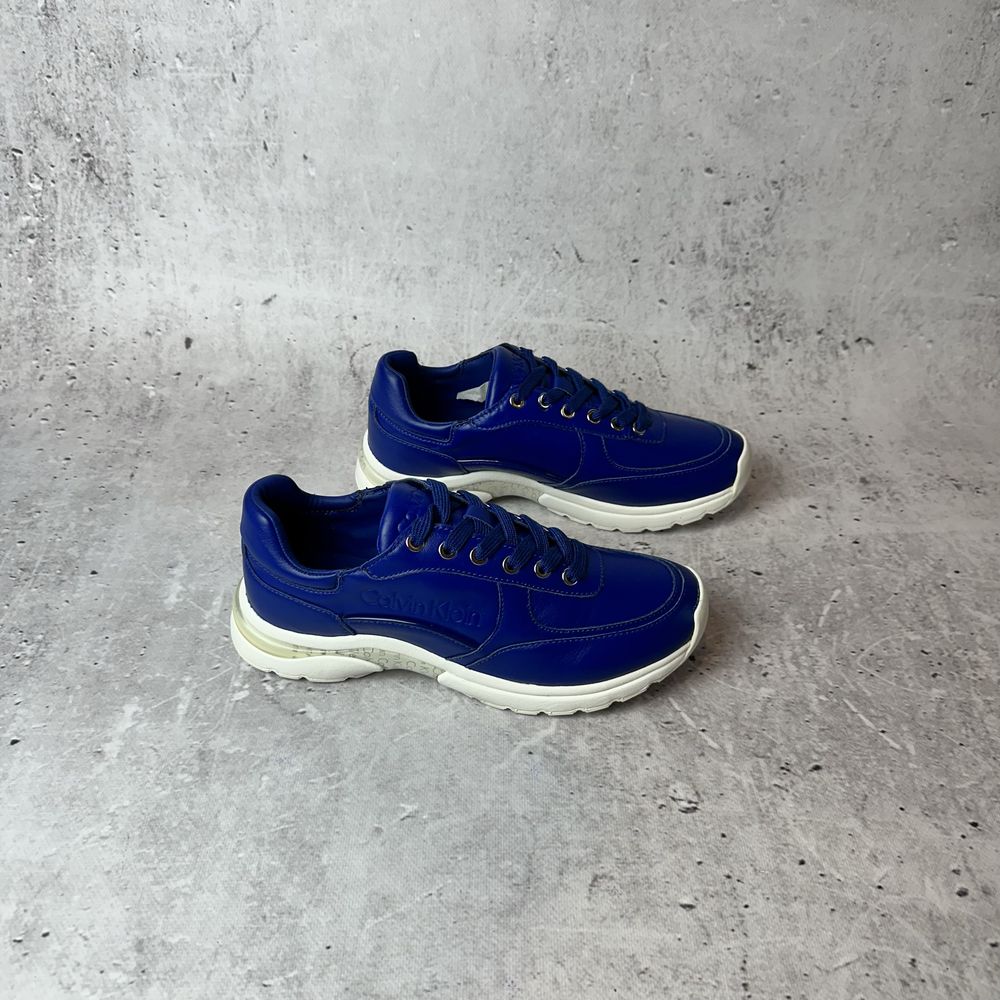 Buty Calvin Klein Calista Blue Leather  Size: 39 24,5 cm