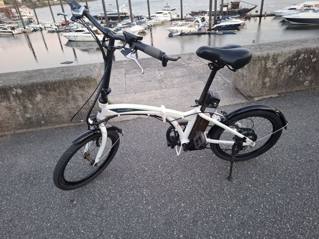 Bicicleta dobrável bateria