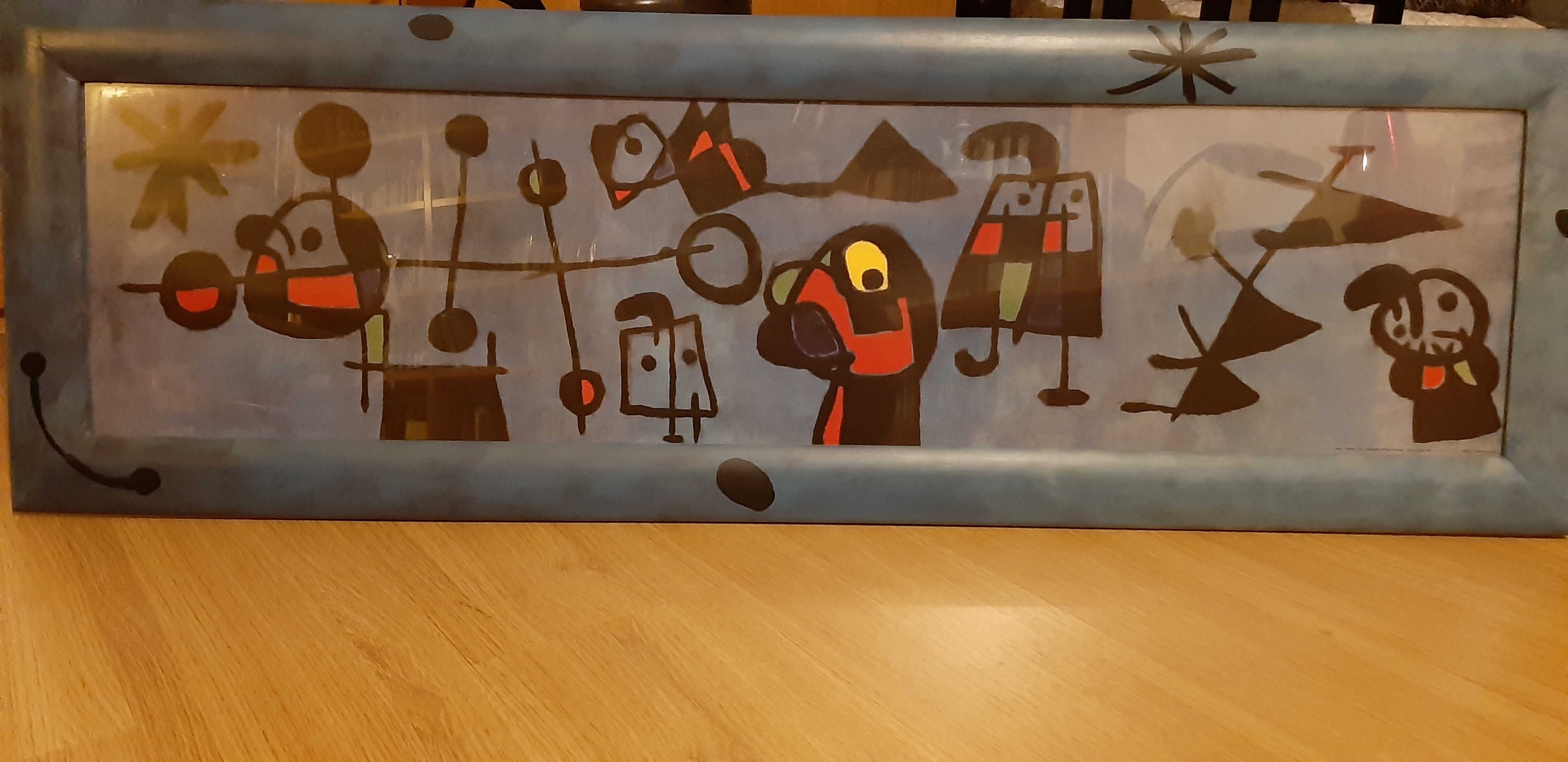 QUADRO com reprodução de MIRÓ