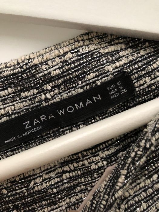 Zara sukienka koktajlowa elegancka bombka XS S