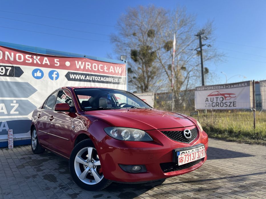 Mazda 3 1.6 Benzyna//2005//Klimatyzacja//Alufelgi//Zadbany//Zamiana