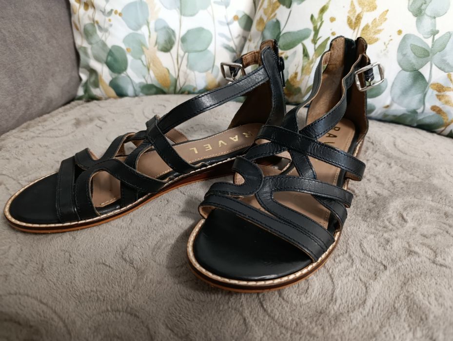 Skórzane sandały Ravel 38,wkladka25