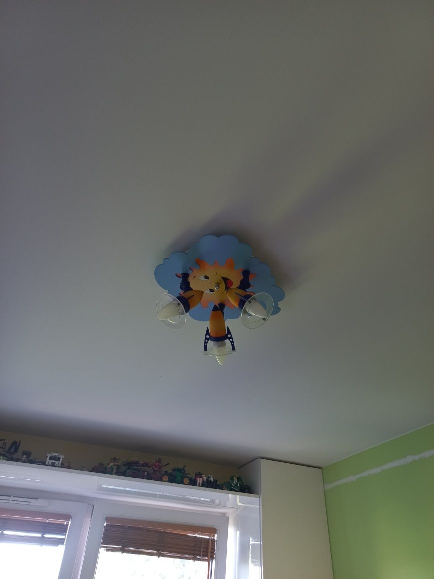 Lampa dla dzieci słońce rakiety
