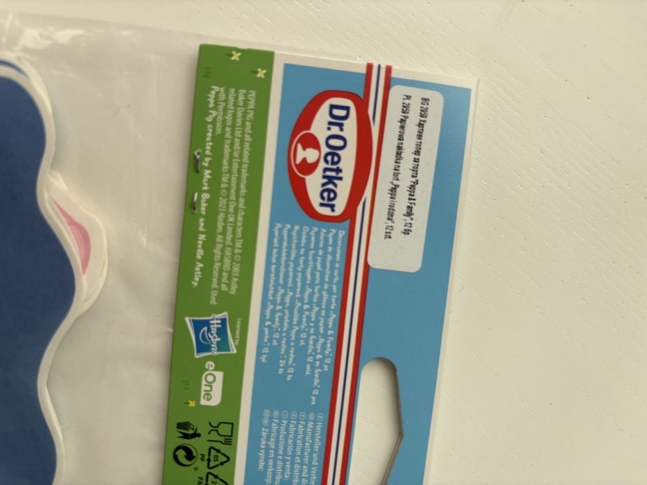 Wykałaczki topper ozddoby na tort ciasto świnka Peppa Pig