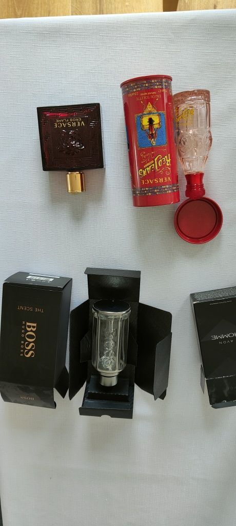 Flakony perfumy oryginalne opakowania Versace Chanel ck Hugo Boss dior