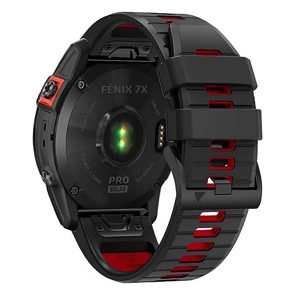 Tech-protect Iconband Pro Garmin Fenix 5 / 6 / 6 Pro / 7 Black/red