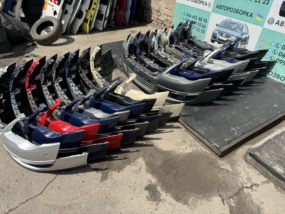 бампер передній фольксваген пассат б6 бампер passat b6 la7w la7t lc9x