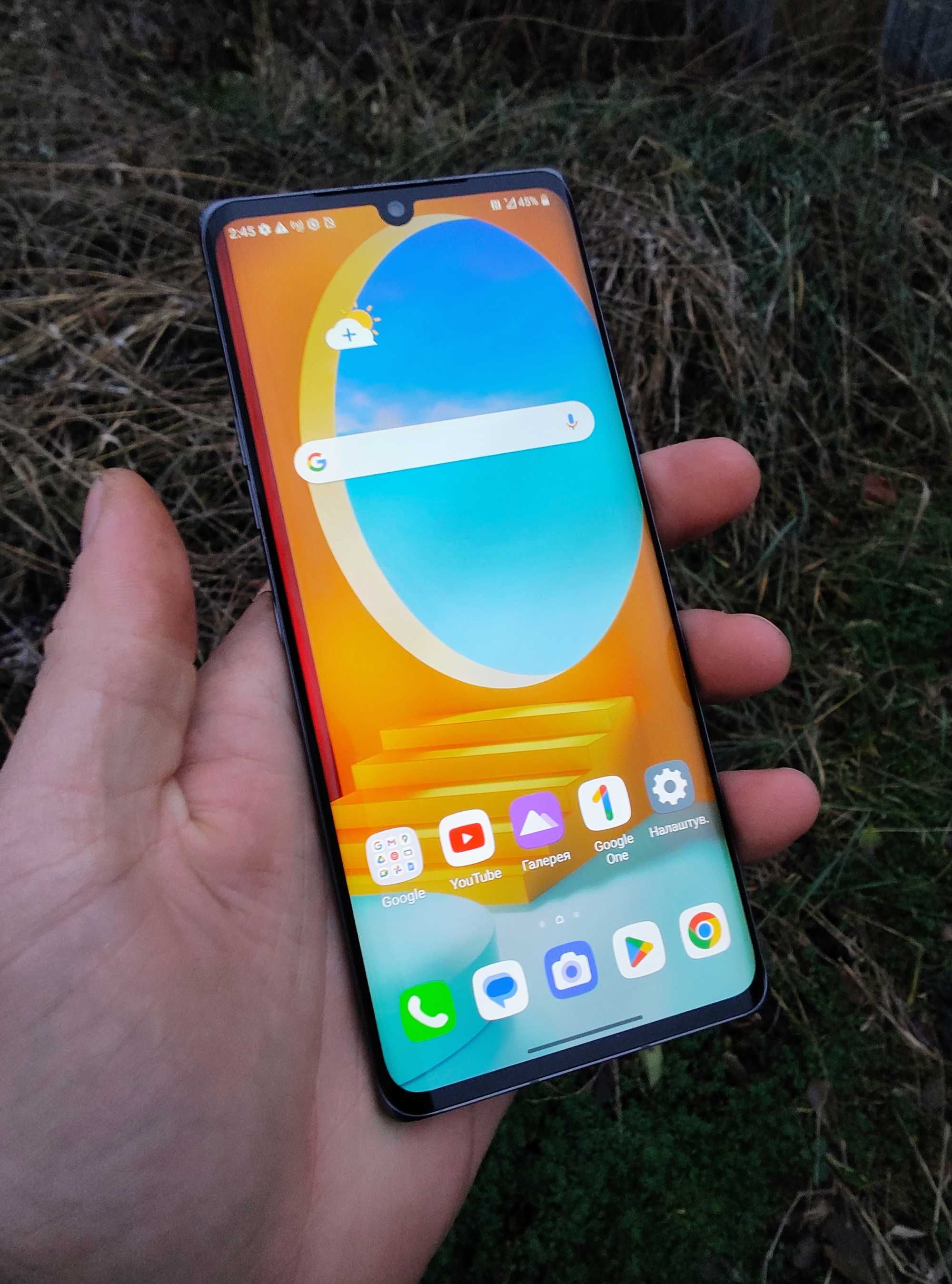 Root 2 сим LG G9 velvet 6/128 48mpx 4g nfc android 13