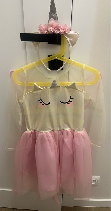 Strój przebranie jednorożec h&m rozm. 122-128