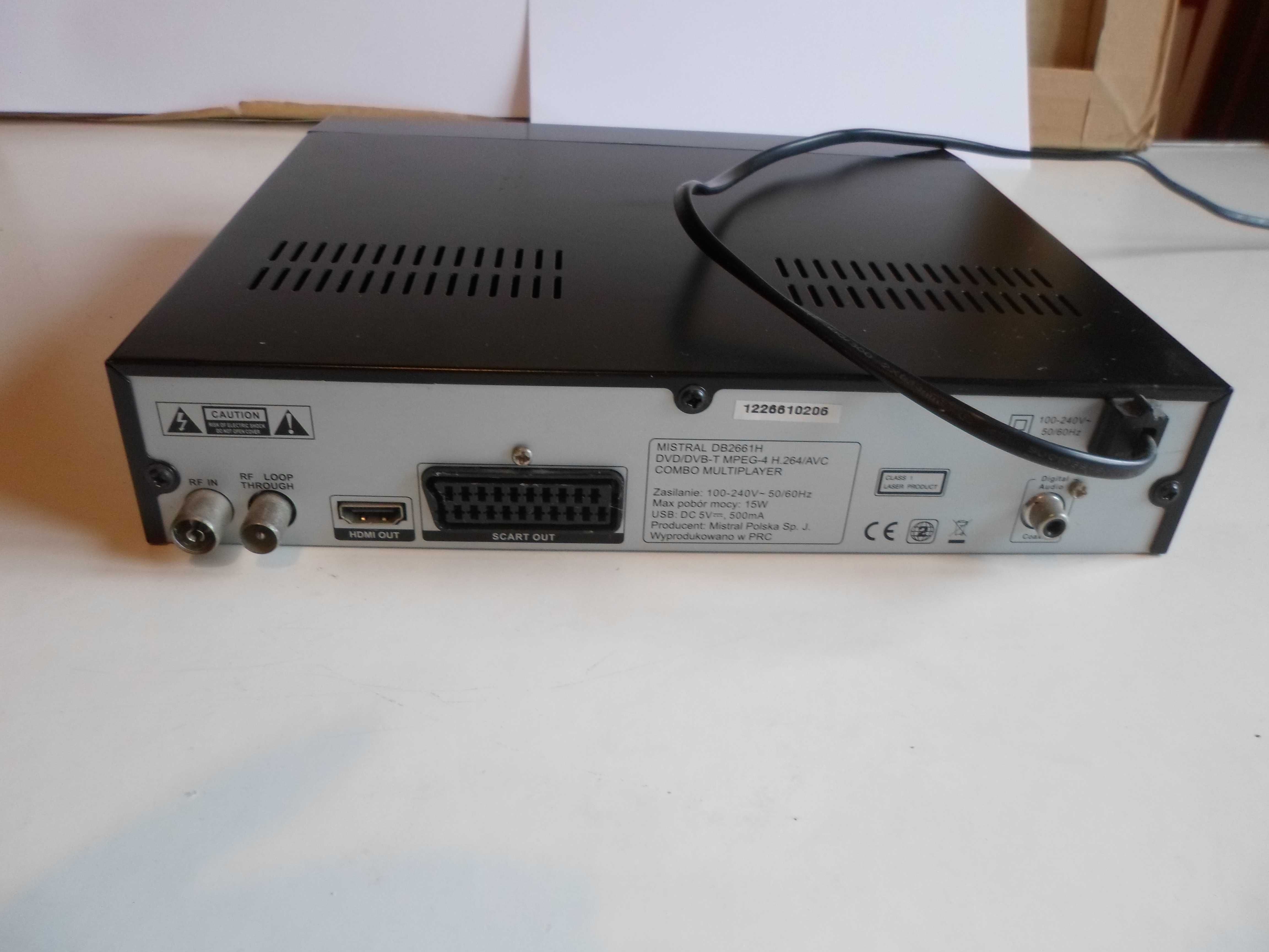 DVD mistral MP3 z tunerem DVB - T