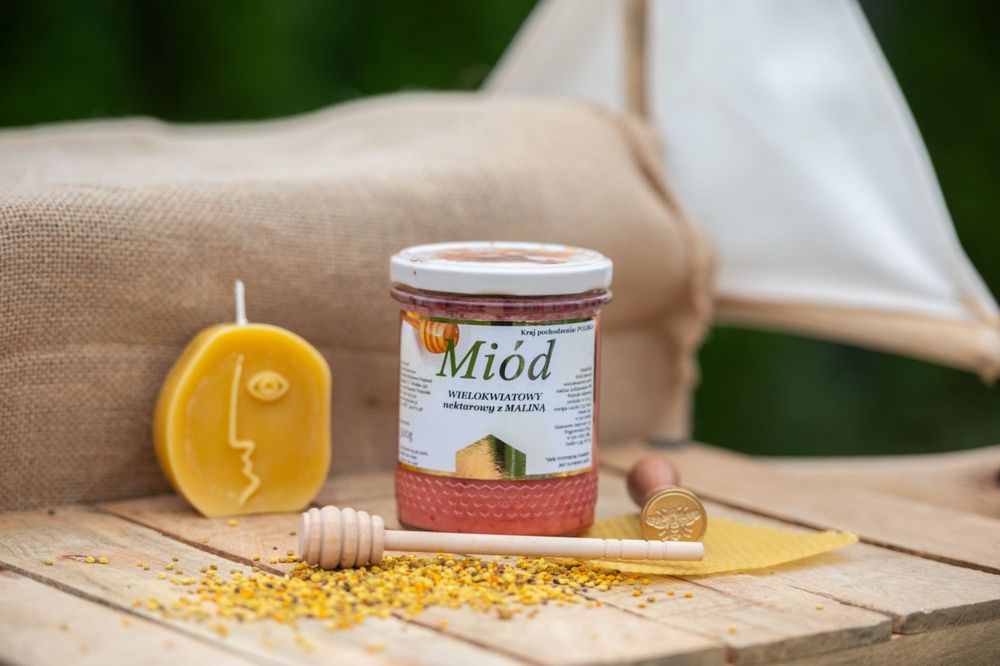 Miód z  Maliną 0,5 kg MyHoney