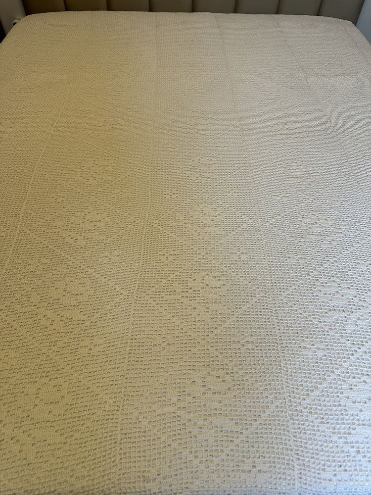 Colcha de crochê